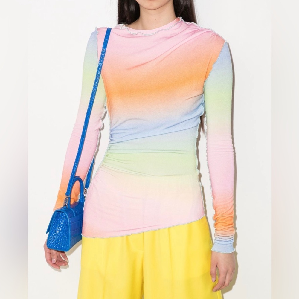 Siedres gradient effect long sleeve top